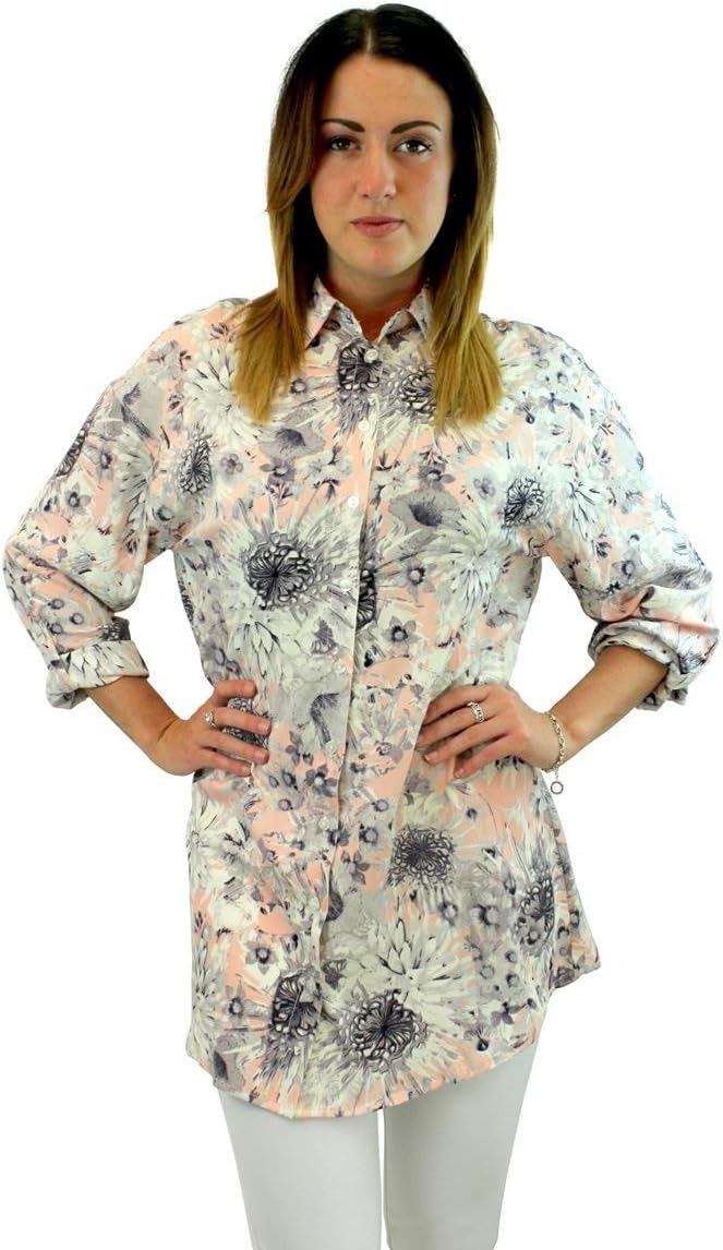 Girl Talk Clothing Floral Oversized Shirt