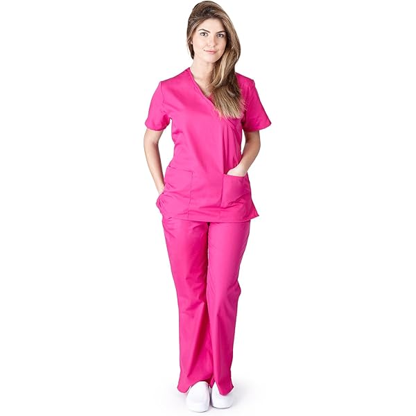 Amazon.com: Ultra Soft Scrubs - Premium Womens Junior Fit Two