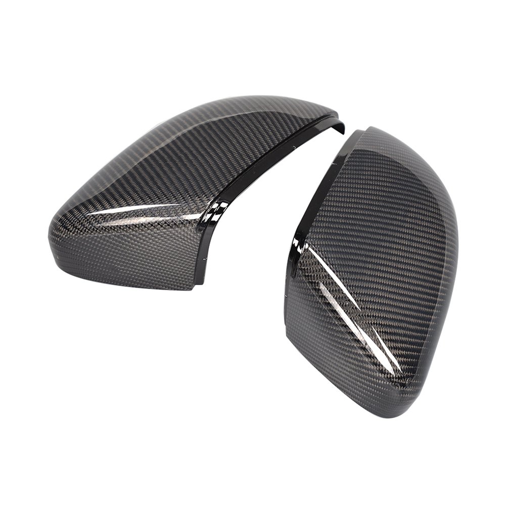 JCSPORTLINE Replacement Rearview Side Mirror Covers for Golf VI 6 MK6 R20 Hatchback 2010 2011 2012 Carbon Fiber Auto Body Kits
