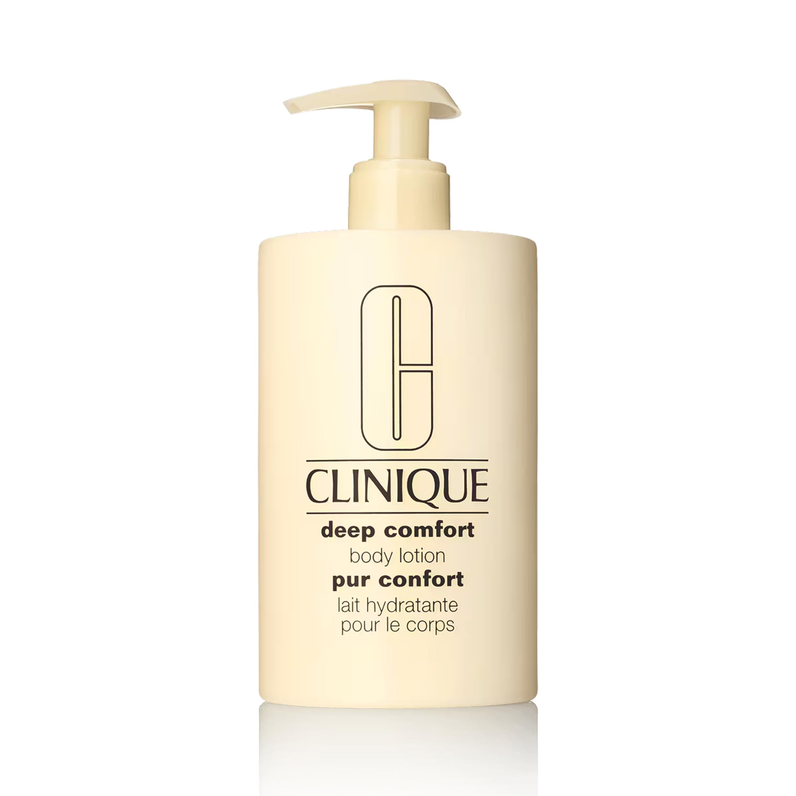 Clinique Deep Comfort Body Lotion With Pump, Lightweight Moisturiser Relieves Dry, Flaky Skin With Panthenol