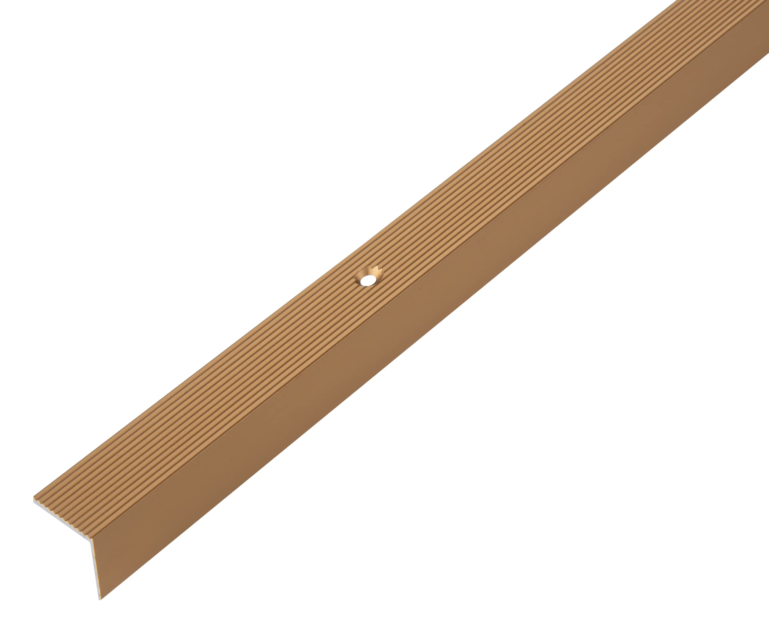 Step Rim Aluminium 1000 x 21 x 21 mm goldfarbig eloxiert