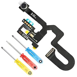 MMOBIEL Front Camera Replacement for iPhone 7 Plus 5.5 inch Proximity Light Sensor Face Detection 7MP incl 3X Screwdriver