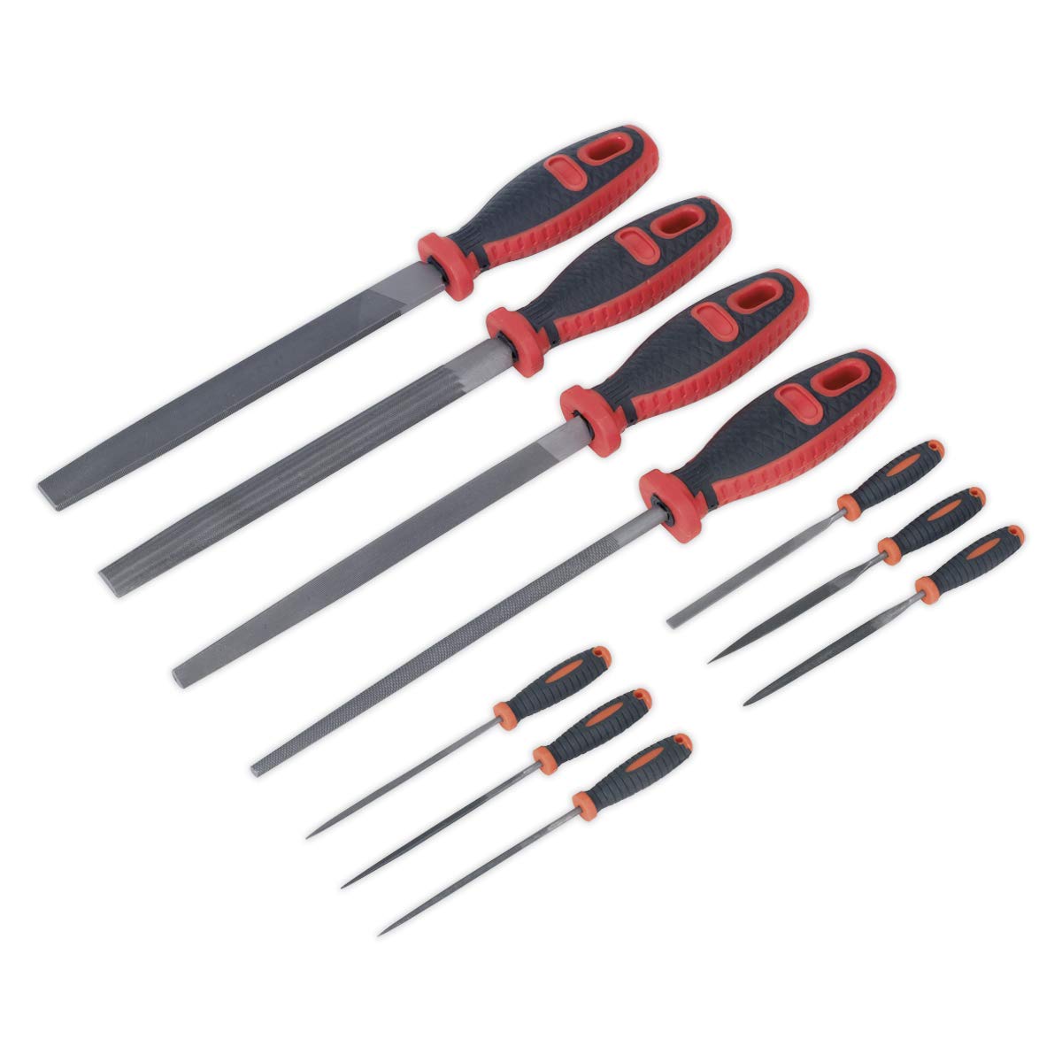 Sealey Ak578 File Set 10Pc Engineer's and Needle