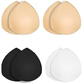FANMAOUS Bra Pad Insert,Removable Sport Bra Cup Triangle Breathable & Reusable Bra Pad for Yoga Bra,Swimsuits,Bikini