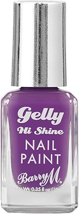 Barry M Gelly Nail Paint Lilac Parma Violet Gel Finish 14ml