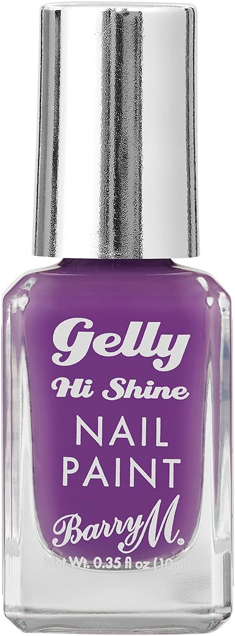 Barry M Gelly Nail Paint Lilac Parma Violet Gel Finish 14ml