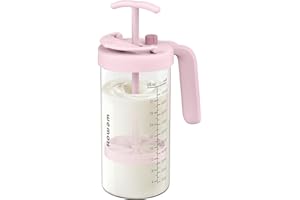 Borosilicate Glass Formula Mixing Pitcher – 32oz True Mixing Capacity, Time Dial for Freshness Tracking, Dishwasher-Safe, BPA