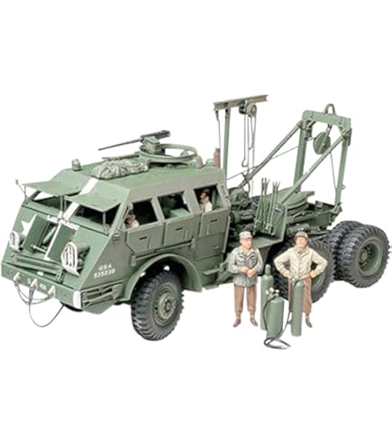 Amazon.com: Tamiya 35244 M26 Armored Tank Recovery Vehicle 1/35