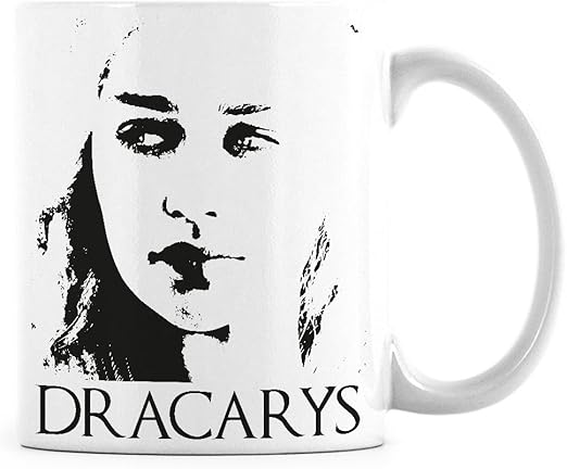 Amazon Com Dracarys Mug Game Thrones Coffee Cup Khaleesi Gift