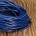 BEADNOVA 1.5mm Genuine Round Leather Cord Leather Strips for Jewelry Making Bracelet Necklace Beading, 10 Meters/ 11 Yards, Blue