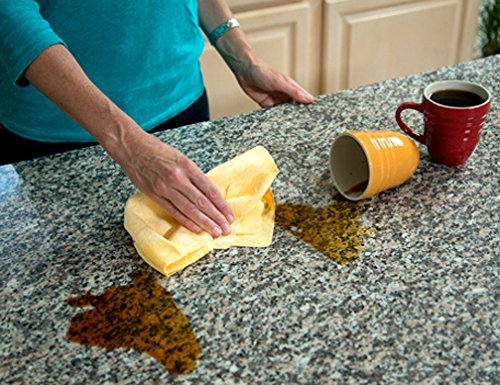 Clean Tools The Mini Absorber Synthetic Drying Chamois, 17" x 13" (Color may vary),assorted