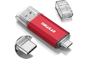 Thkailar USB Stick 128GB USB C Flash Drive 3.1 External Storage Data 2 in 1 OTG USB A and USB C Memory Stick Thumb Drive Comp