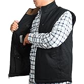 EDTREK Men's Concealed Carry Vest With Two Holster Inside - Urban Gun Vest With Zipped Chest Pocket