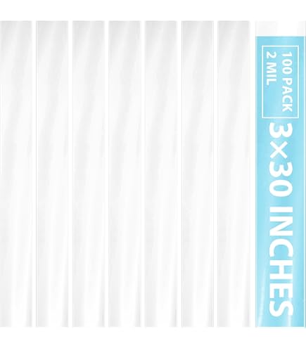 100 Pack Clear 6 x 9 Poly Bags ULINE High Quality 2 MIL Thick Flat 100 Pack Clear 6 x 9 Poly Bags ULINE High Quality 2 MIL Thick Flat