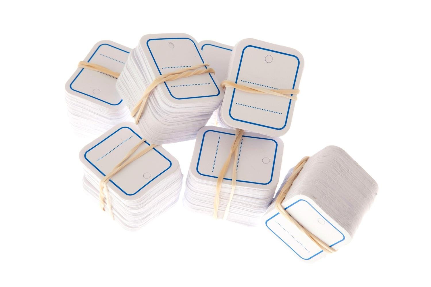 agipa Stückwarenanhänger, 30 x 27 mm, gelocht, liniert