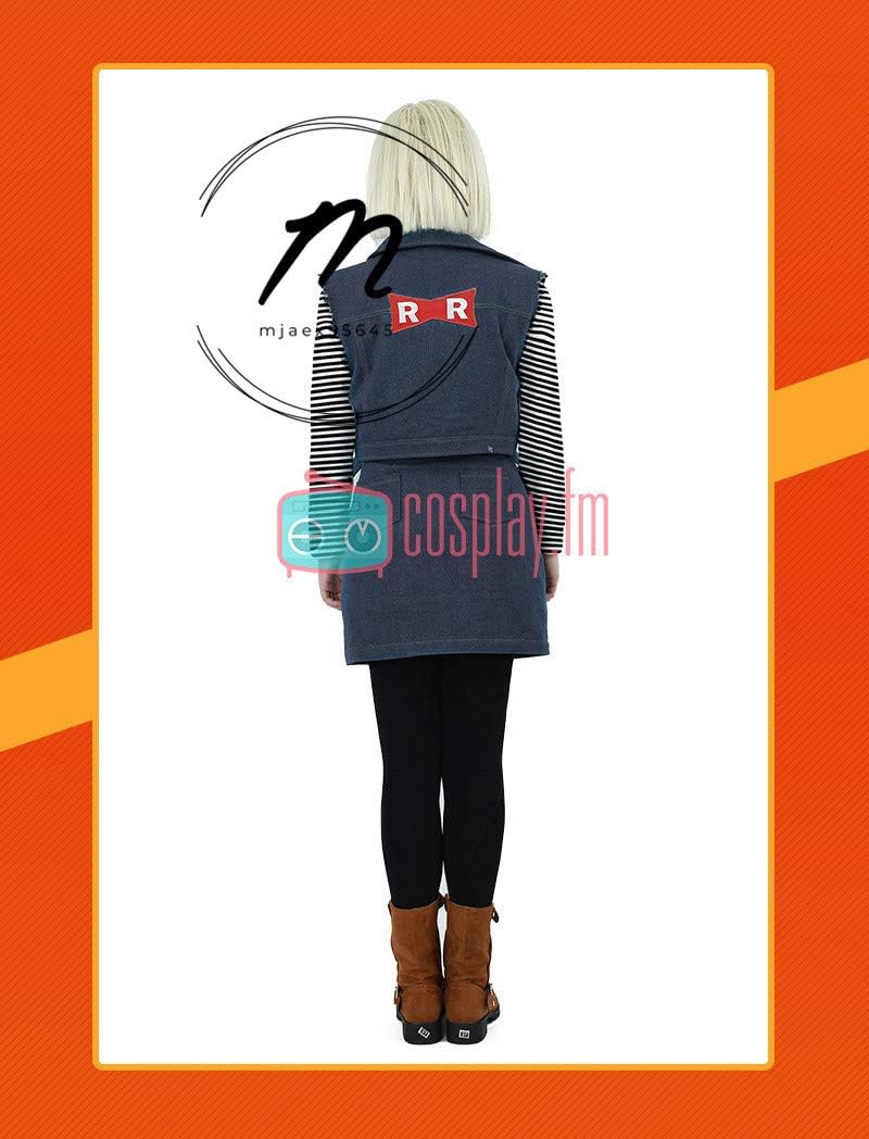 Amazon コスプレ衣装 ドラゴンボール 人造人間18号 ラズリ コスプレ 仮装 通販