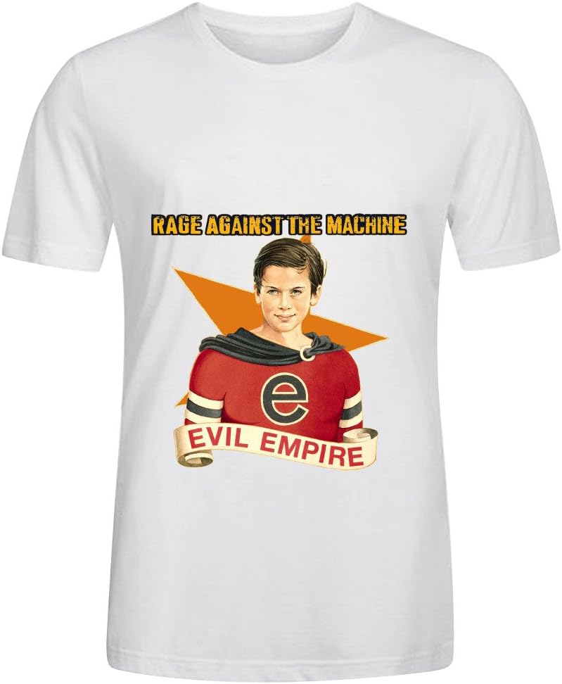 Rage Against The Machine Evil Empire Tour Pop Mens Crew Neck Cotton Shirts