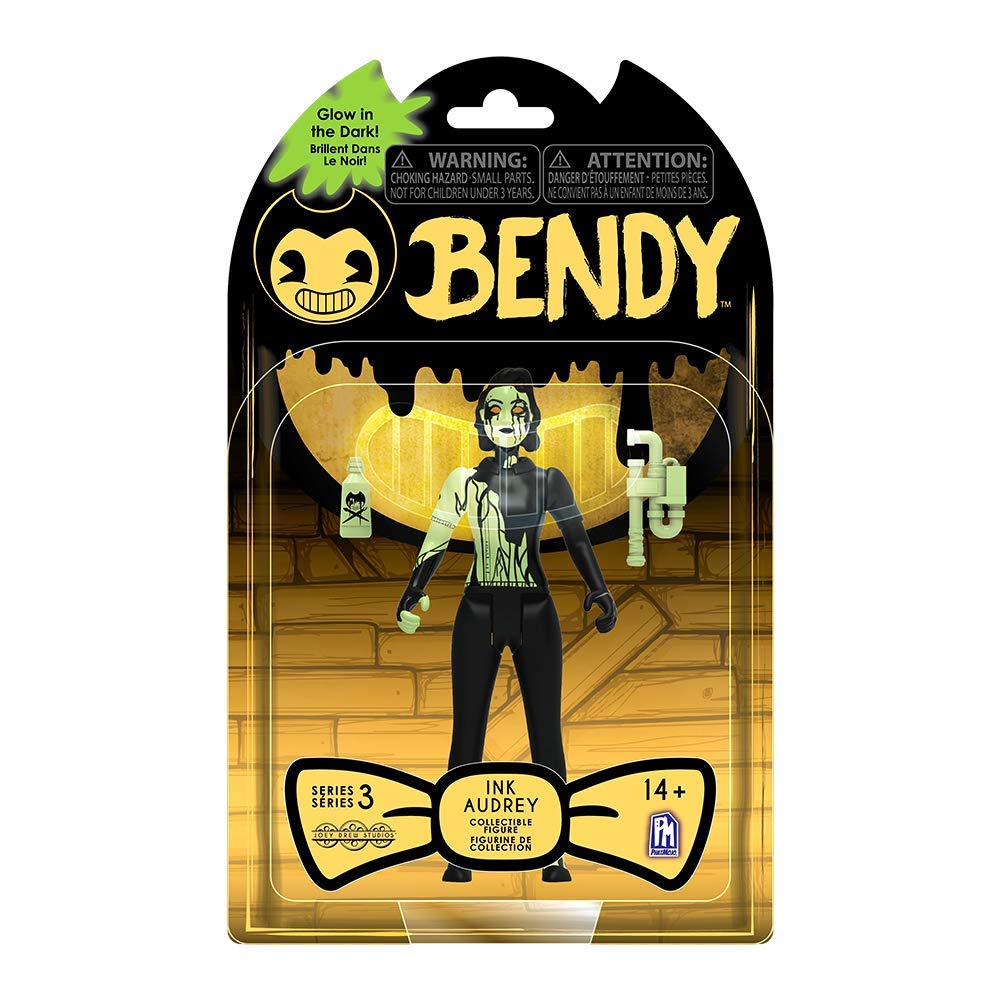 Bendy & The Dark Revival 5" GitD Action Figure - Ink Audrey