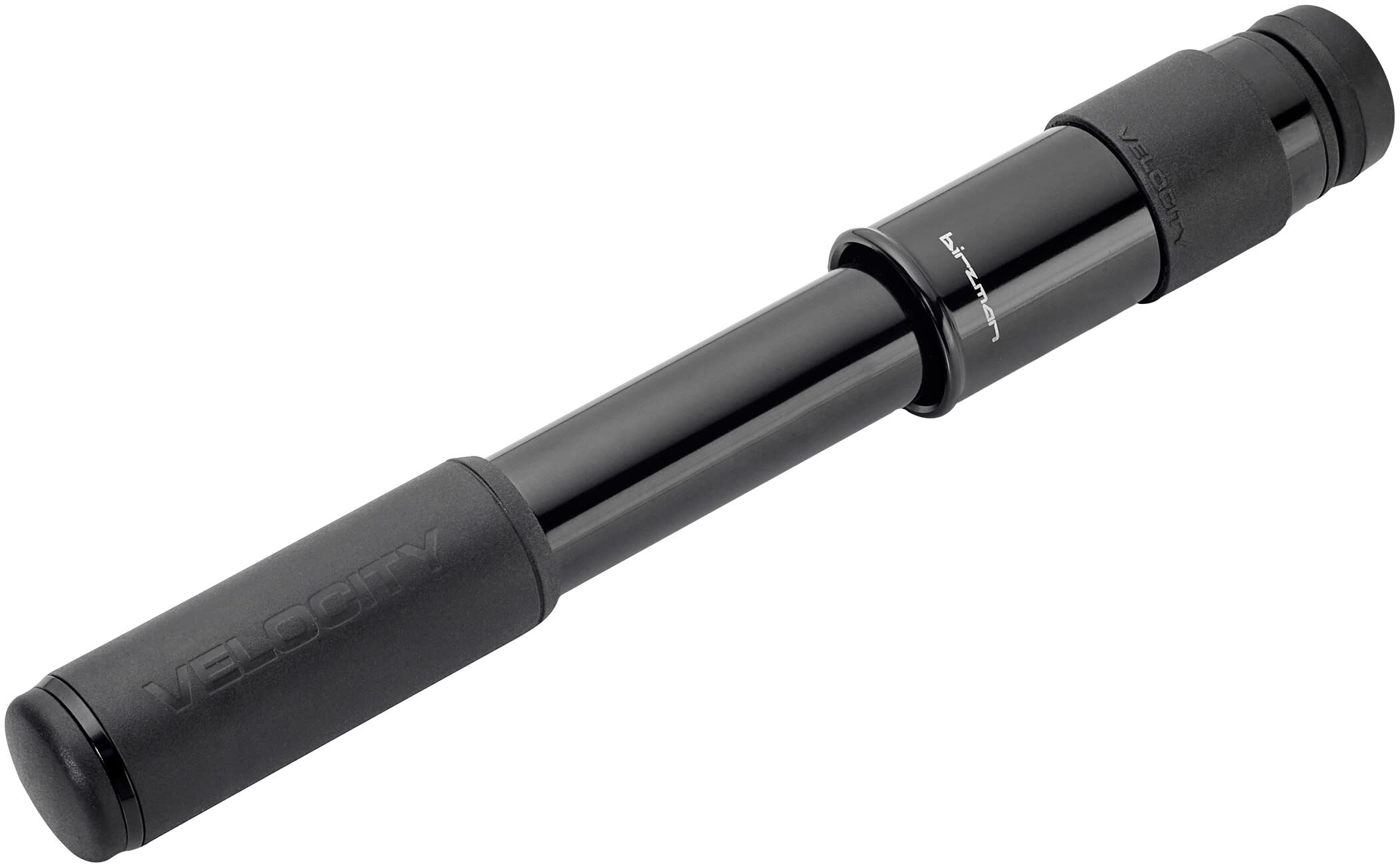 Birzman Velocity Road Hand Pump – Lightweight & Compact Bike Tire Inflator | Presta & Schrader Compatible | High-Pressure Design in Black