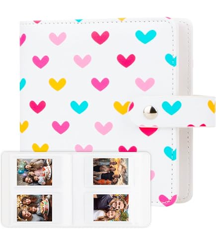 Álbum De Fotos Mini Para Instax Mini - 64 Bolsillos, Piel Sintética, Verde