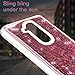 ZTE ZMAX Pro Case, ZTE Carry Z981 Case, Liquid Case, Asstar Fashion Creative Design Flowing Liquid Floating Luxury Bling Glitter Sparkle Diamond Soft Case for ZTE ZMAX Pro/Carry Z981 (Rose Gold)