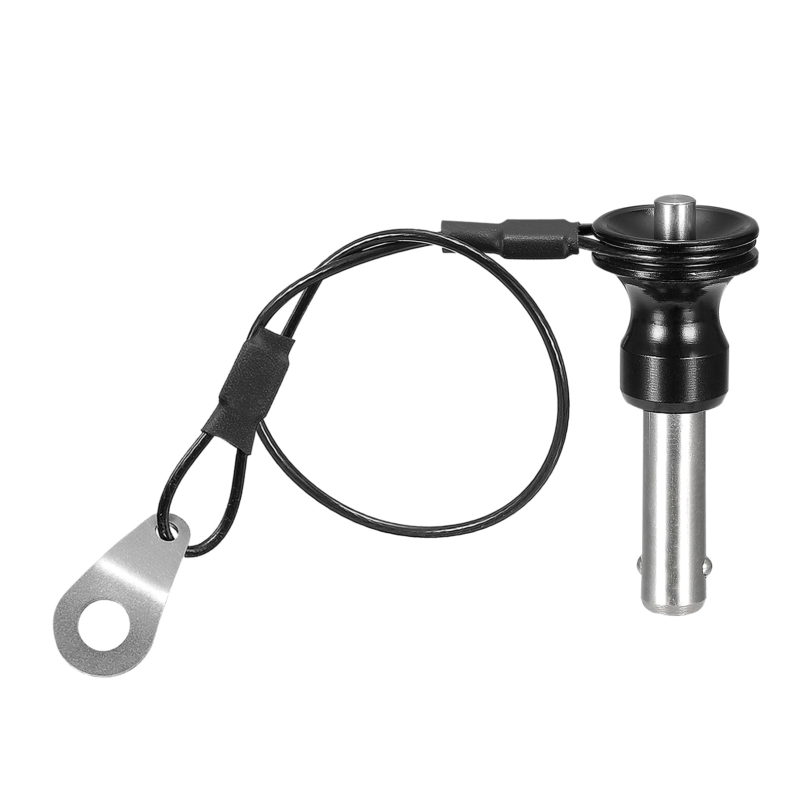 DTGN 8mmx20mm(DxL) Quick Release Pin - Good for Quickly Connecting Hooking Up Components - 304 Stainless Steel Push-Button Ball Locking Pins with Wire - Silver