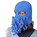 TGD Tentacle Octopus Cthulhu Knit Beanie Hat Cap Wind Ski Mask (Blue)