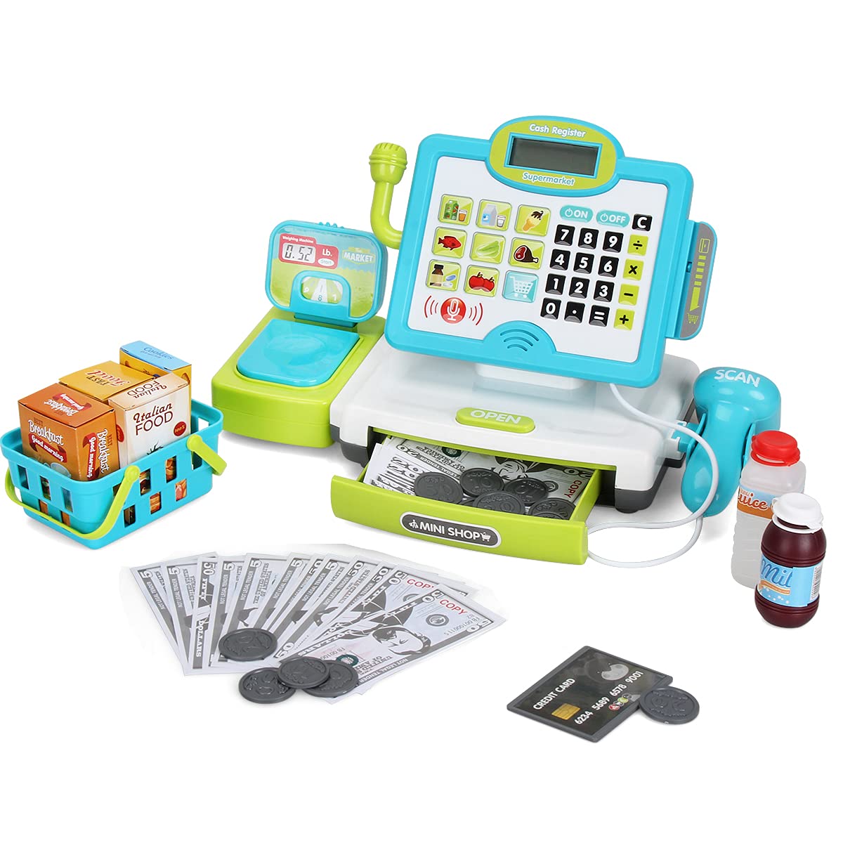 FS Pretend Play Calculator Cash Register Toy as