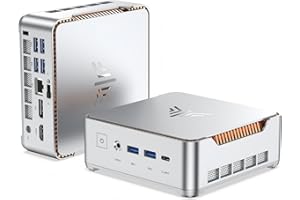 KAMRUI Hyper H2 Mini Gaming PC, in-tel Core i9-11900H (Beat i5/i7, up to 4.9GHz) 32GB RAM 1TB SSD Mini Desktop Computers, Triple 4K Display 6*USB3.2, USB-C, HDMI, DP, WiFi6, BT5.2, Gaming Home Office