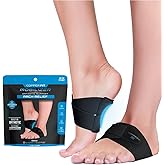 Copper Fit Men & Women Mobilizer Arch Flex Wrap – Adjustable Compression – Advanced Relief & Recovery – Foot Pain, Plantar Fasciitis, Heel Spurs, Swelling & Inflammation – One Size Fits Most