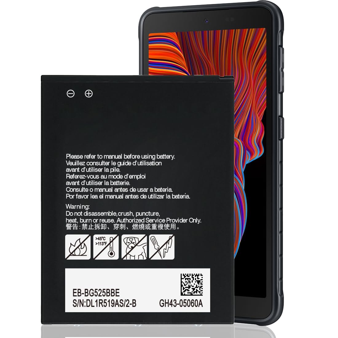 Battery for Galaxy XCover 5, New Upgrade