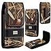 Apple iPhone 6 4.7 inch iPhone 5S, iPhone 5C, iPhone 5 Camouflage Hunter Camo Design Magnetic Premium Deluxe PU Nylon Leather 360 Swivel Horizontal and Vertical Carrying Holster Belt Clip Loop Pouch Case Cover Fits Otterbox Defender Series and Lifeproof Cover on for Apple iPhone 6, iPhone 5s, 5C, 5, Samsung Galaxy S3, S2