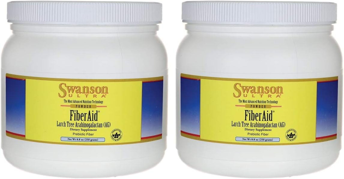 Swanson Fiberaid Larch Tree Arabinogalactan (Ag) 8.8 Ounce (250 g) Pwdr 2 Pack