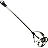 Edward Tools Paint and Mud Mixer for drill in 1 to 5 gallon buckets - Fits all standard drills - Zinc plated steel - Reinforc