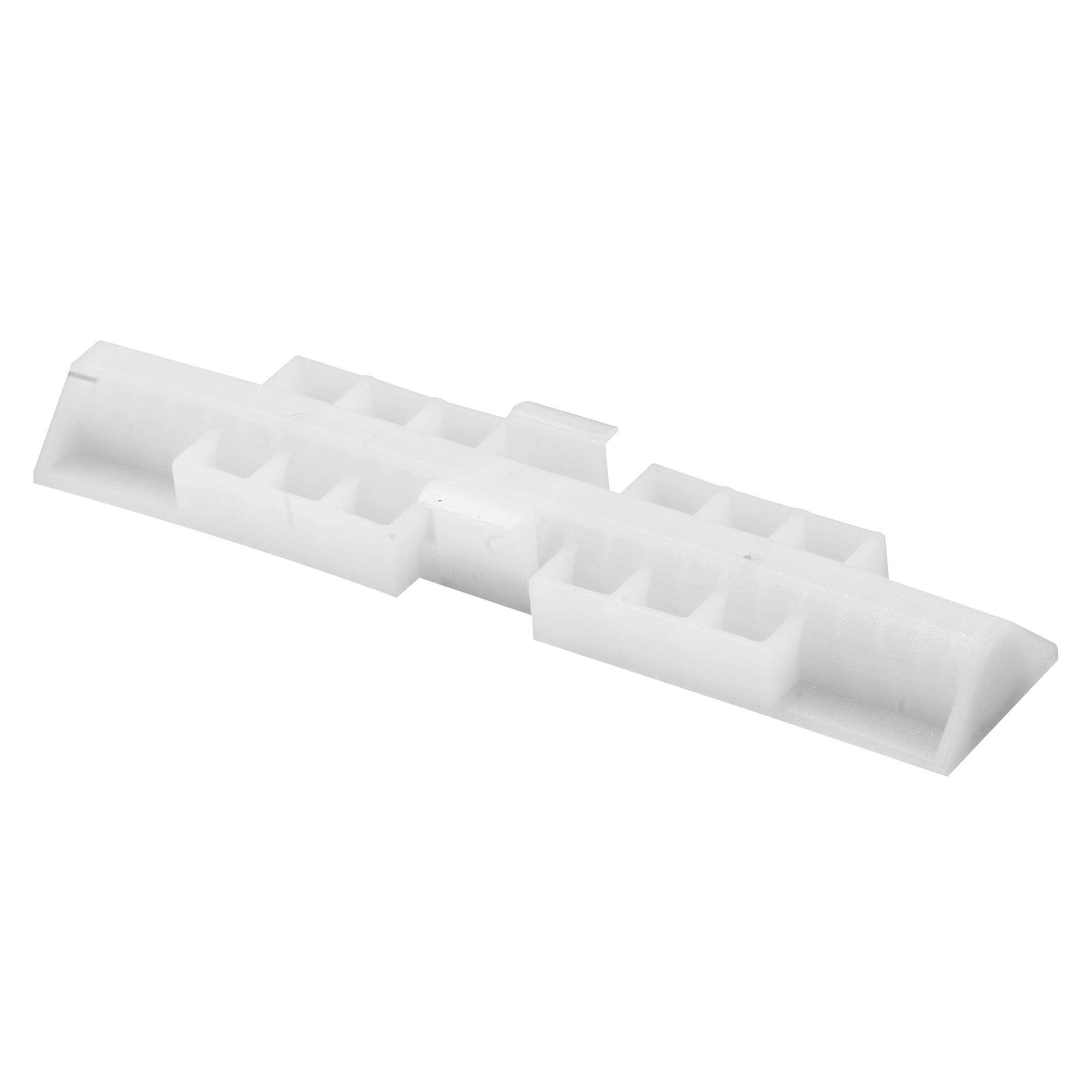 Slide-Co 16472 Bi-Fold Door Slide Guide (1 Pack), Top Mount, Nylon, White
