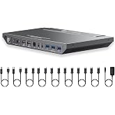 AV Access 8K@60Hz DisplayPort KVM Switch 2 Monitors 2 Computers | 4K@165Hz, Hotkey &amp; IR Remote Switching, 3 USB 3.0 Ports, Dual Monitor KVM Switch for Dual-PC Gaming &amp; Workstations