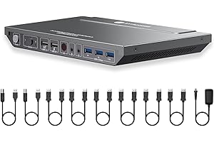 AV Access 8K DisplayPort KVM Switch 2 Monitors 2 Computers with Hotkey Switch, IR Remote, USB 3.0 Ports, Auto Wake up Functio