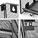 Veesun Wall File Holder Organizer for Office, Hanging Metal Magazine Rack Holder Organizer,Black
