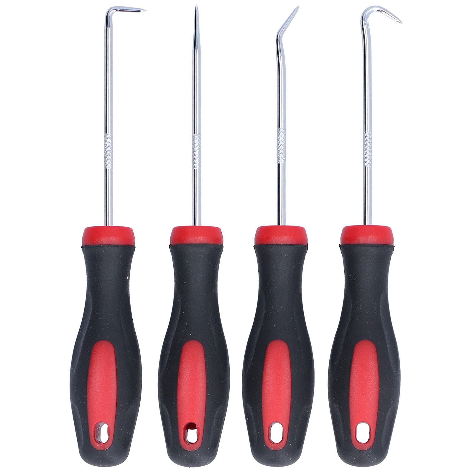 ViaGasaFamido 4Pcs Pick Hook Set Accurate Car Automotive O Ring Oil Seal Hook Gasket Puller Remover 155mm Screwdriver Oil Seal Pry for Disassembly and Assembly Oil Seal,Comprehensive tool set