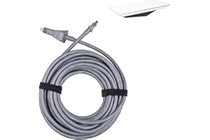 Steinwhale Cable for Starlink Flat High Performance 46M/150FT, Waterproof Connectors, Compatible with Starlink Flat High Perf