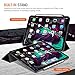 Trianium iPad Pro 12.9 Inch Case, Compatible iPad 12.9 2018 3rd Release (Holder Support Apple Pencil Charging) Heavy Duty Full-Body Rugged Protective Cover Smart Foldable Stand/Auto Wake/Sleep Design