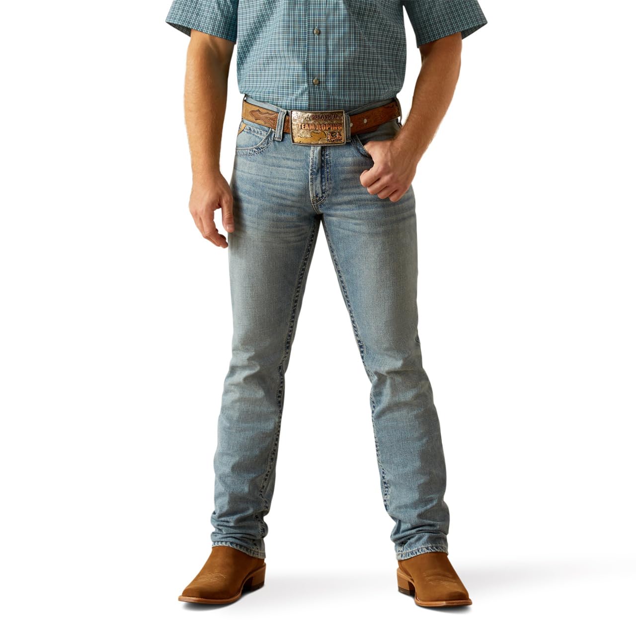 ARIAT Men’s M4 Relaxed Marston Straight, Corona, 30W x 36L