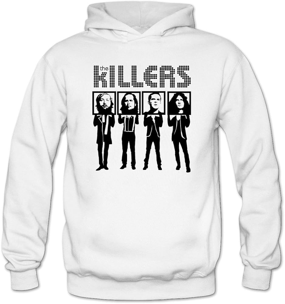 Womens The Killers Gruop Members Logo Hoodie Sweatshirt
