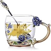 Mothers Day Gifts flower Mug for Mom from Daughter Son,Mum Gift for Mother Stepmom New Mama Women,Unique Ideas Presents for Mom Birthday Valentines Day