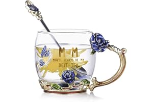 EVECASE Mothers Day Gifts flower Mug for Mom from Daughter Son,Mom Gifts for Mother Stepmom New Mom Mama Women,Unique Ideas Presents for Mom on Mother's Day Birthday Valentines Day (Mom)