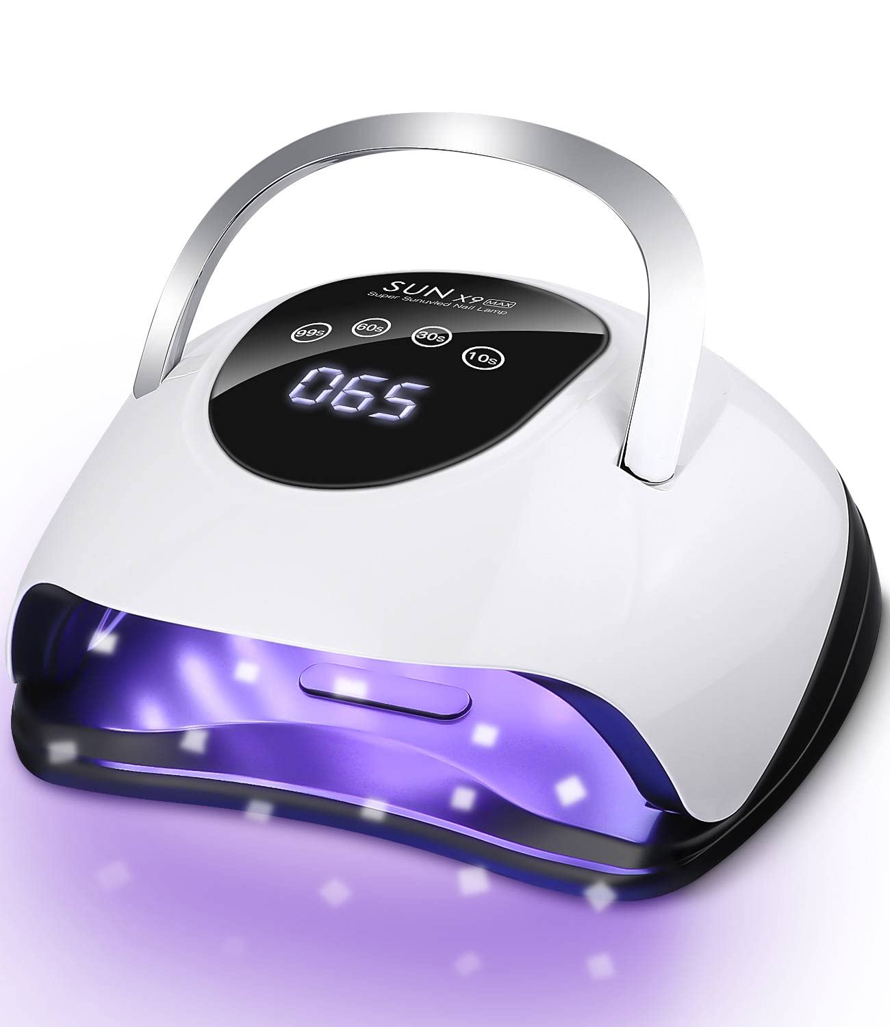 220W UV LED Nail Lamp, LED UV Lamps for Gel Nails with 4 Timers, Professional Nail Dryer for Gel Polish, Fast Dry Gel Light Nail Dryer