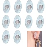 Silicone Earring Backs for Droopy Ears, Rubber Earring Lifter Backings, 10 Pieces Earring Backer for Studs