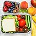 Stainless Steel Bento Lunch Box for Kids&Adult Meal Prep Lunch Box Containers With Lids -To Go Lunchbox- Metal Sandwich Food Storage Containers -2 Pieces Set 29oz& 15oz With Lunch Bag Utensil