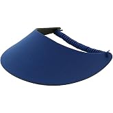 MG Women's Cotton Solid String Sun Visor Hat