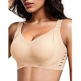 Women's Seamless Wireless Bras No Underwire Push Up Bra Stylish Hollow Out Bralette Full Coverage T Shirt Bra